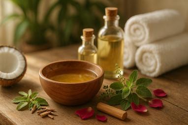 🍯معرفی روغن‌های آیورودایی مناسب برای مزاج پیتا